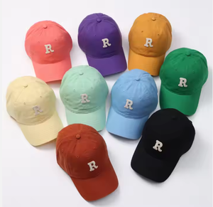 Casquette de baseball unisexe avec logo brodé, 100% coton, sportive, réglable, respirante, tendance, de haute qualité, style Dad Hat, 6 panneaux - Product Image 1