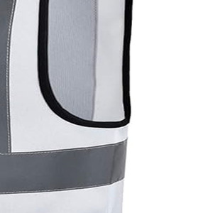 Chaleco de seguridad de alta visibilidad, ropa de trabajo protectora personalizada con logotipo, 5 bolsillos con tiras reflectantes, chaleco de trabajo al aire libre - Product Image 3