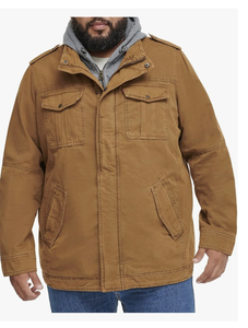 Veste surdimensionnée pour homme en gros directement de l'usine du Bangladesh, taille plus, rembourrage épais, chaude, hiver, automne - Product Image 6