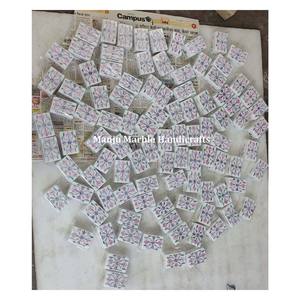 Boîte d'incrustation de marbre de produit de qualité supérieure d'emballage Standard de haute qualité avec travail d'incrustation personnalisé fabriqué à la main de nacre pour la décoration - Product Image 3