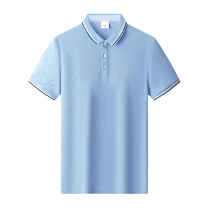Camisa de Golf de Manga Corta para Hombre, Estilo Casual de Negocios, Talla Grande, Tejido de Punto Sólido, Transpirable y de Alta Calidad - Product Image 4