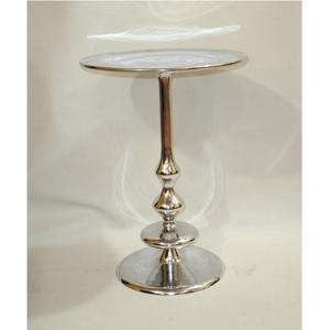 โต๊ะข้างโลหะทรงกลมทันสมัยสำหรับชาและกาแฟชุด2โทนสีคุณภาพสูงสำหรับห้องนอนเฟอร์นิเจอร์ในบ้าน - Product Image 5