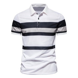 Venta al por mayor nueva llegada mejor moda manga corta hombres Polo camiseta nueva calidad poliéster/algodón hombres Polo camiseta - Product Image 1