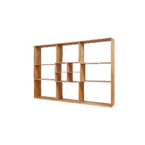Meuble à étagères carrées polyvalentes au design minimaliste en bois de teck massif avec modèle SV-028 - Product Image 3