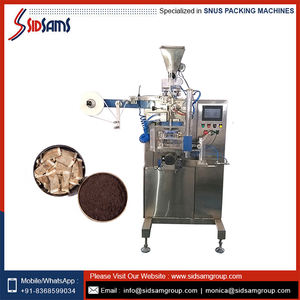 Machine d'emballage de pochette de poudre de petit sachet Snus entièrement automatique la plus vendue du fabricant indien - Product Image 2