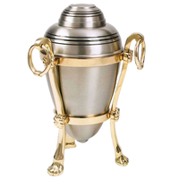 Urne funéraire en laiton de qualité supérieure Style américain Mémorial pour adultes Cendres funéraires Souvenir Direct Fabricant Top Leading Design