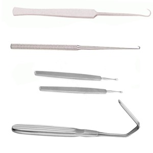 Aufricht Lot de 4 écarteurs nasaux 8.5mm de largeur et 45mm de longueur Outil ORL manuel à crochet simple et double broche - Product Image 1