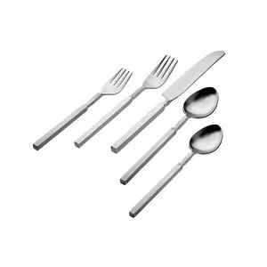 Juego de cubiertos de acero inoxidable chapado en oro con mango martillado, elegante, duradero y Apto para lavavajillas, acero con espejo - Product Image 2