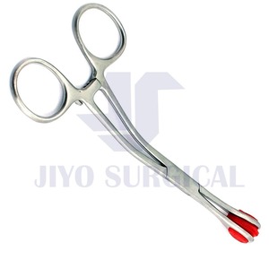 Spons Hemostat ujung halus penjepit karet penjepit pegangan lidah muda <span class=keywords><strong>Forceps</strong></span> CE disetujui alat operasi perlengkapan bedah