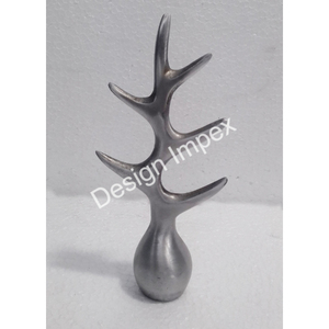 Vajilla Showpiece artículo aluminio asta modelo Reno cuerno escultura acento para decoración Interior hogar y oficina - Product Image 4