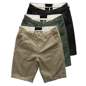 Shorts cargo respirants pour hommes, pour la course à pied et l'entraînement, 100% coton, taille élastique, séchage rapide, service OEM personnalisé, grandes tailles - Product Image 1