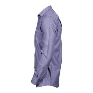 Camisas de vestir informales de negocios blancas para hombre, camisa de manga larga ajustada para hombre, camisa de esmoquin para novio de boda - Product Image 3