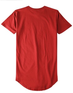 Camisetas de calle teñidas de color sólido de corte holgado para hombre, cuello redondo, longitud regular, 100% algodón, estambre B2B - Product Image 3