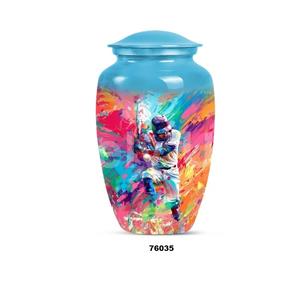 Urna para adultos de cremación de mariposa de aluminio grande de alta calidad para cenizas humanas con tapa y bolsa de terciopelo gratis - Product Image 5