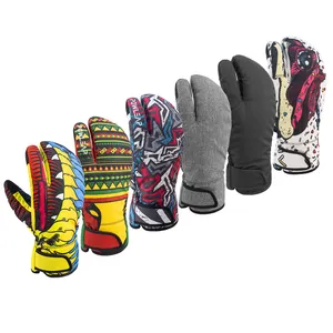 Top Sale Custom Ski Gloves Waterproof Windproof Warm Men Women Snow Gloves Snowboard Gloves For Cold Weather