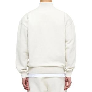 Sudaderas con capucha y media cremallera con logotipo personalizado 2026, Sudaderas con cuello simulado para hombres, sudaderas de algodón de alta calidad, servicio OEM - Product Image 4