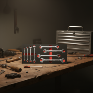 ชุดประแจปากตาย 8 ชิ้น แบบสองสี พร้อมโมดูลโฟม ผลิตภัณฑ์ Usag - Product Image 3