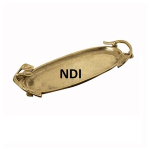 Vajilla de diseño precioso, bandeja de metal para servir Catering, equipo de servicio de catering, bandeja para servir fechas o frutas secas - Product Image 1
