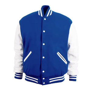 Vestes universitaires de baseball personnalisées à manches en cuir, respirantes, de haute qualité pour les hommes et les collèges - Product Image 1