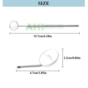 Miroir buccal pour outils dentaires manuels de haute qualité avec couleur et logo personnalisés Poignée ergonomique écologique certifiée CE - Product Image 3