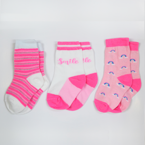 Juego de 3 piezas de lata para bebé Fant. Colección de Calcetines Adorables para Bebés Niñas - Product Image 5