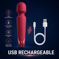 Vibrateur multifonction rotatif en silicone, rechargeable par USB, étanche au quotidien, fonctionnement silencieux, masseur de bien-être pour adultes