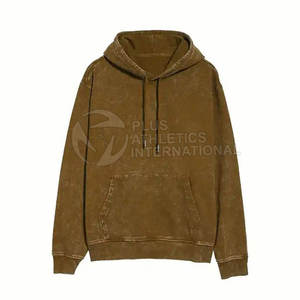 Sudaderas con capucha de lavado ácido para hombre, Sudadera con capucha de uso diario mezclada de algodón para moda informal y urbana, sudaderas con capucha de lavado ácido para hombre de estilo clásico - Product Image 2