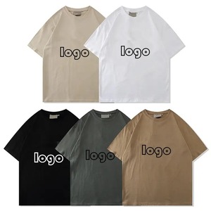 T-shirt surdimensionné vintage délavé à l'acide pour homme T-shirts graphiques Streetwear à impression DTG T-shirts vierges personnalisés à motif uni - Product Image 2