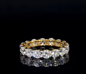 Anivas de Lujo en Oro de 14K, Anillos de Boda Étnicos con Diamantes de Laboratorio Certificados por IGI de 2.30 g, Elegante Regalo de Joyería de Compromiso para Mujer - Product Image 3