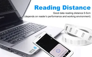 14443a Mini RFID NFC PVC Pet 13.56MHz 1K Chip tag/Sticker/nhãn lập trình cho điện thoại ISO mô hình QR thành viên thẻ khách sạn thẻ - Product Image 3