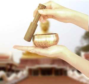 Cuenco de Meditación Náutico de Latón, Cuenco de Sanación con Sonido y Música de Yoga Hecho a Mano Personalizado - Product Image 6