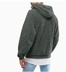 เสื้อสเวตเตอร์ขนแกะสไตล์สตรีทแวร์ผ้าคอตตอนขนาดใหญ่ออกแบบโลโก้ได้ตามต้องการ MS-HD-1083ผู้ชาย - Product Image 2