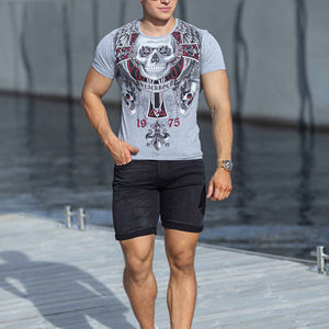 Streetwear d'été de haute qualité conception personnalisée T-Shirt imprimé graphique 100% coton séchage rapide coupe ample T-shirt unisexe lourd - Product Image 4