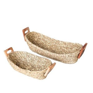 Cesta de pan de yute de ratán Premium de alta calidad Diseño elegante para el hogar Cocina Hornear y repostería Uso - Product Image 1