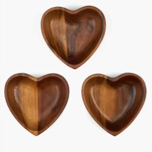 Ensemble de 3 petits bols en bois d'acacia, best-seller - Product Image 1