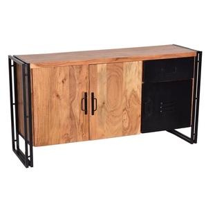 Meuble de salon vintage industriel, buffet, meuble de salon industriel, style rétro moderne, design rustique - Product Image 1