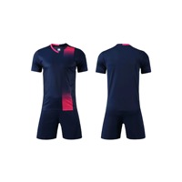 Camiseta de Fútbol Personalizada para Hombre, 100% Poliéster, con Nombre en la Parte Delantera, Servicio OEM para Uniformes de Equipo para Hombres, Mujeres, Jóvenes y Niños, Corte Automatizado