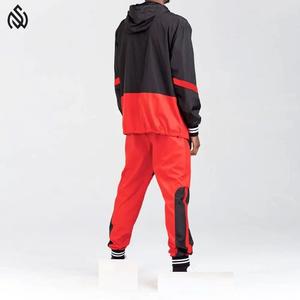 Men Clothing Custom 100%Polyester Zip up Jackets <b>Track</b> <b>Pants</b> Streetwear <b>Vintage</b> Sweat Suits Windbreaker Tracksuit - Product Image 2