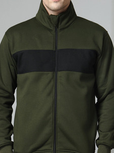 Survêtement d'hiver en polyester personnalisé deux pièces Jogging combinaison thermique ensembles de survêtements pour hommes survêtement - Product Image 5