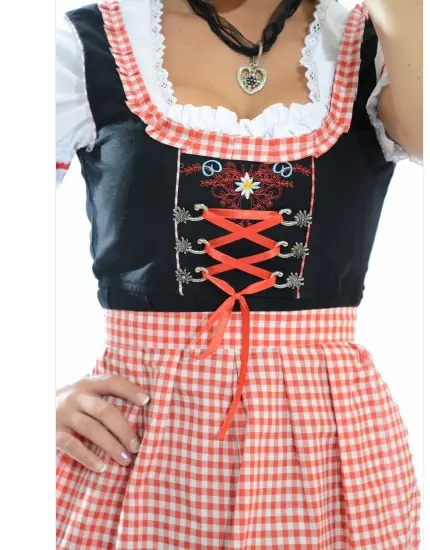 Made to measure best fitting regular size high quality polyester cotton mixed ladies dress German girls private packing dirndl