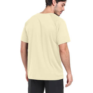 Activewear Logotipo personalizado Entrenamiento Gimnasio Ropa Correr Hombres Deportes Camisetas Gimnasio Camisetas Tops para hombres - Product Image 2