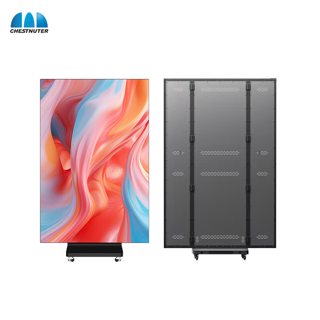 Advertising Led Digital Poster Display P2.5 P1.5 P1.8 P2 GOB Double Sided Led Screen Tri Fold Poster Foldable Led Screen Display