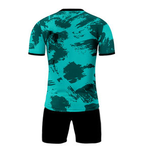 Soccer Jersey 100% Polyester Fabric Club Team Soccer Uniform Adults Automated cutting Shirts & Tops Soccer Wear football jersey - Product Image 3