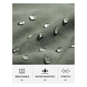 กางเกงคาร์โก้เข้ารูปเอวกลางสำหรับผู้ชายกางเกงทำงานลำลองกลางแจ้งระบายอากาศได้ดี - Product Image 5