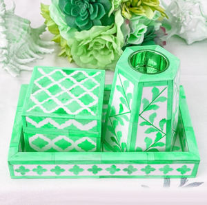 Indore-Quemador de incienso Bakhoor, bandeja con incrustaciones de perla Madre, caja acrílica, quemador de hueso, mabkara, nueva colección - Product Image 6