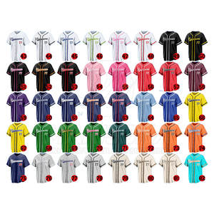Maillot de baseball de qualité supérieure en gros, personnalisez votre propre design de maillot de baseball à bas prix - Product Image 1