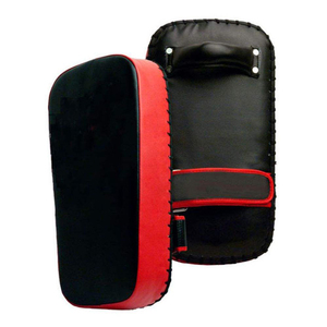 Kick Pads en cuir thaïlandais personnalisables pour MMA Focus Training Hard Kicking Boxing Produit de qualité avec logo personnalisé - Product Image 6