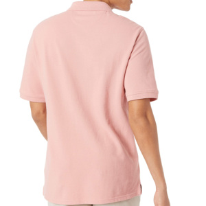 Chemises de golf personnalisées OEM pour hommes, mélange polyester/coton 180g, décontractées, unies, séchage rapide, manches courtes, impression personnalisée, broderie - Product Image 4