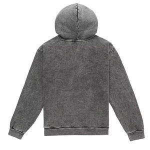 Ensemble de survêtements lavés à l'acide avec fermeture éclair Pantalon de survêtement évasé lavé à l'acide et sweat à capuche Distressed Patch Survêtement pour homme - Product Image 2