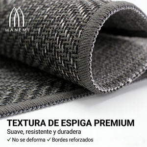 Alfombra de Interior con Textura Espigada de Primera Calidad, Suave y Antideslizante para Sala de Estar, Lavable y Plegable para el Hogar - Product Image 3